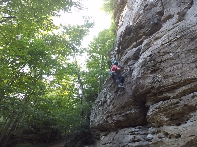 Climbing Red River Gorge